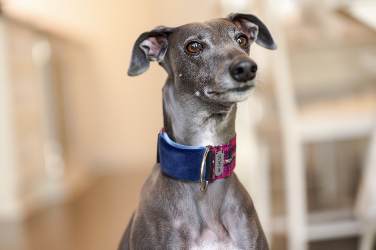 Fuchsia Harmony Tweed Sighthound Collar