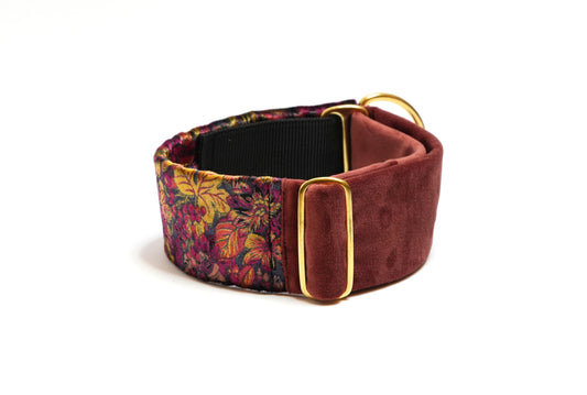 Velour Bloom Sighthound Collar
