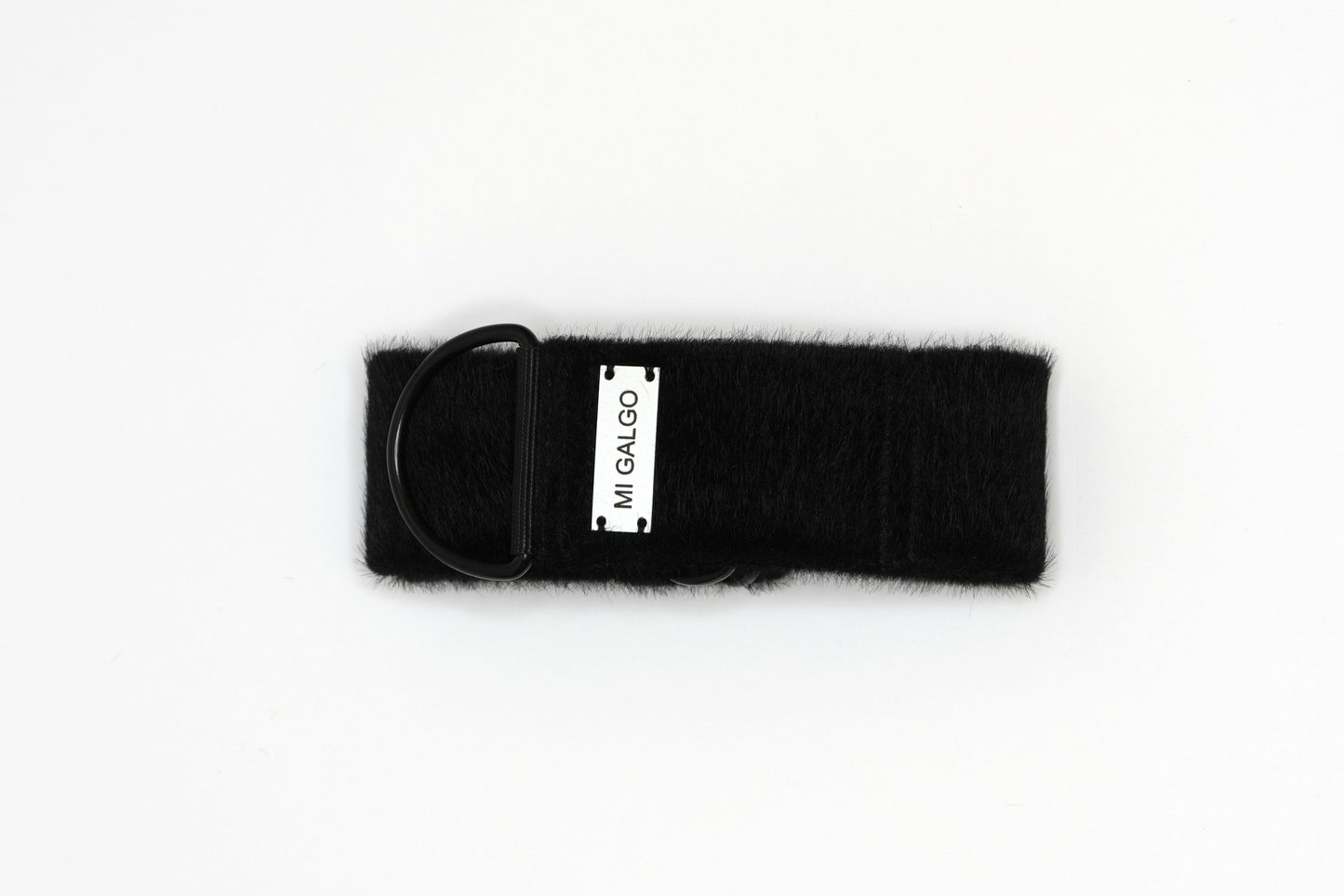 Faux Fur Noir Sighthound Collar