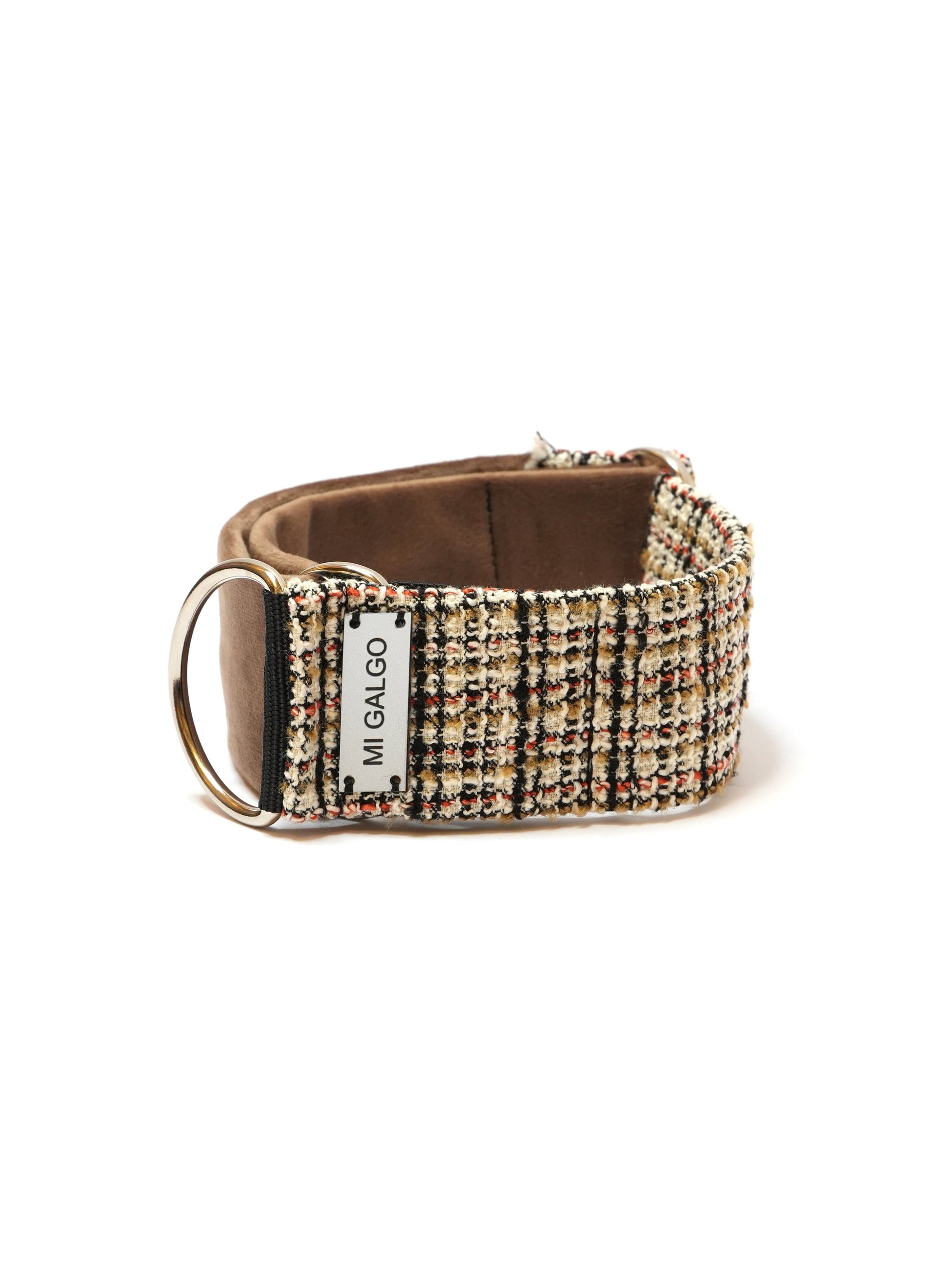 Urban Chic Tweed sighthound collar - product view