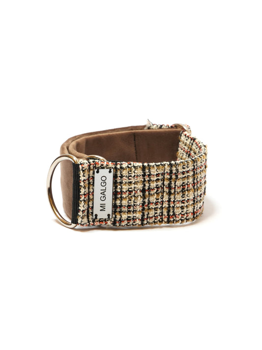 Urban Chic Tweed sighthound collar - product view